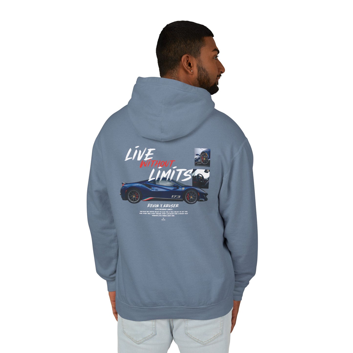 Revok x Kruser | -Live Without Limits- | Hoodie