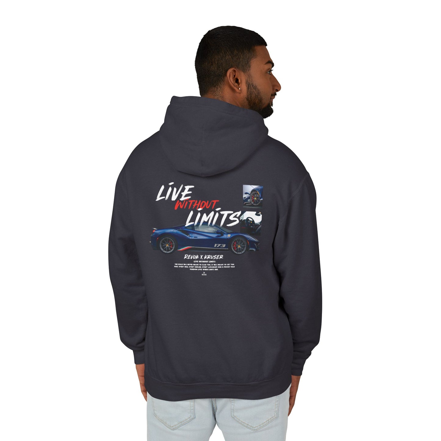 Revok x Kruser | -Live Without Limits- | Hoodie